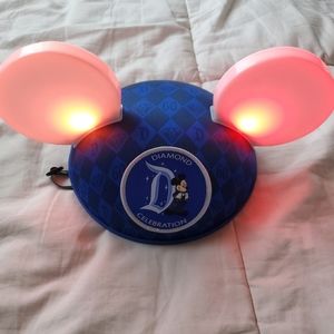 Disneyland 60th Anniversary Light Up Mickey Ears Hat